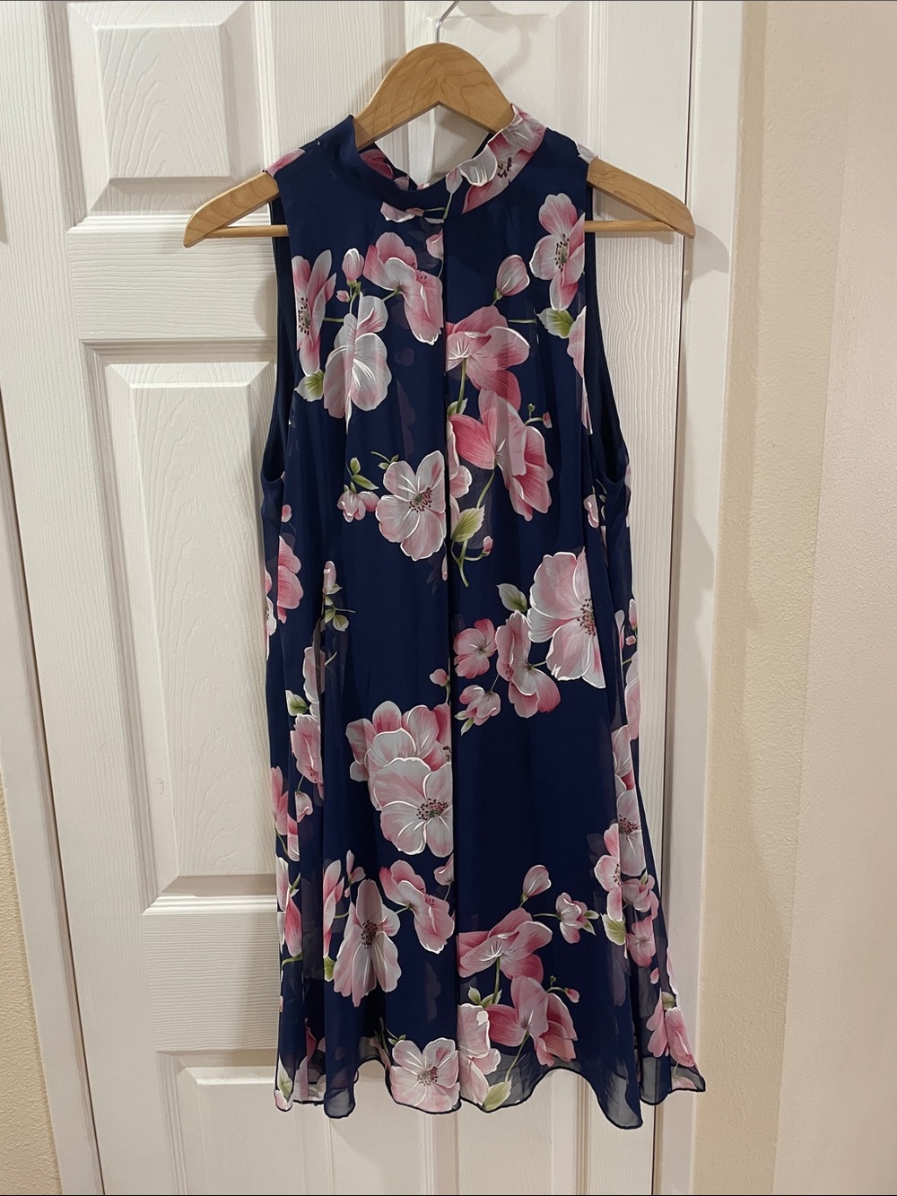 Robbie Bee Floral Halter Dress (12)